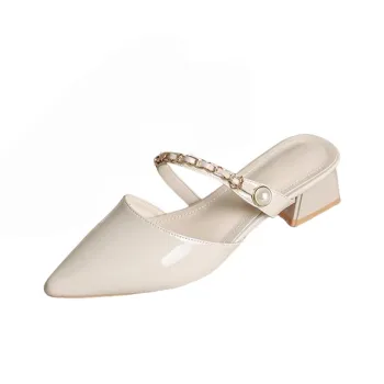 WUJI Slip Resistant Abrasion Resistant Closed Toe Slippers Women's