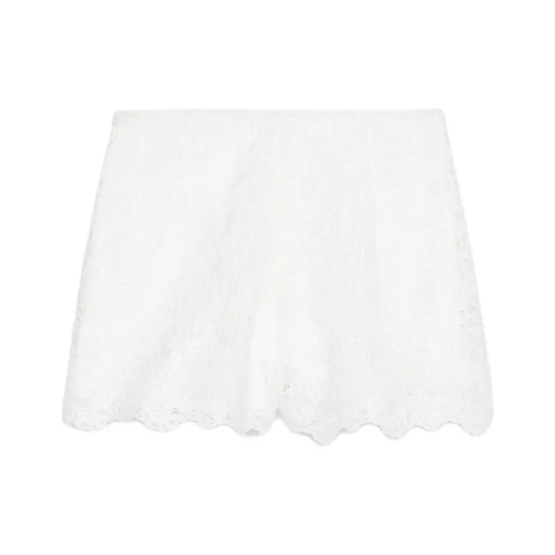 ZARA Casual Shorts Women's White-1