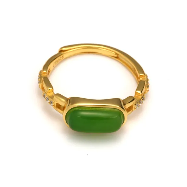 TIANTAISHAN Hetian Jade Rings Jasper Unisex-7