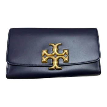 TORY BURCH Eleanor Leather Chain Bag Shoulder Bag Crossbody Bag Women's Blue