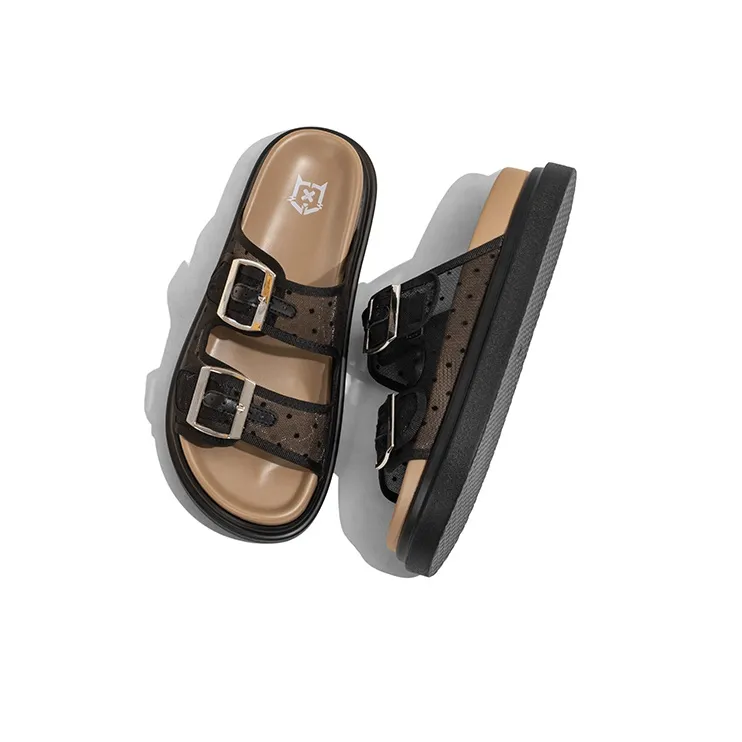 Old Meow Slide Slippers Women's-5