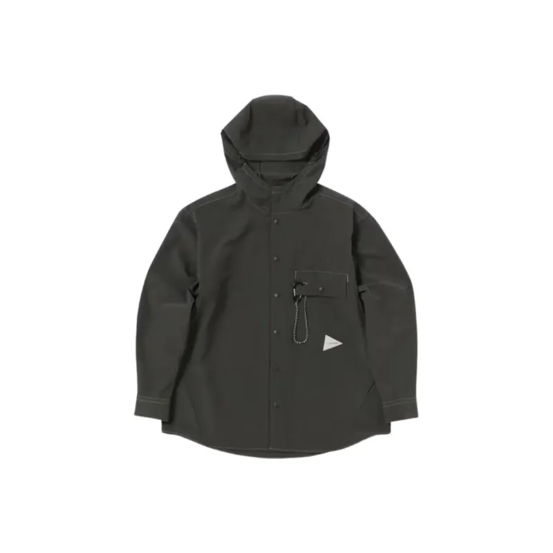 And Wander Jackets & Coats Men's Charcoal-0