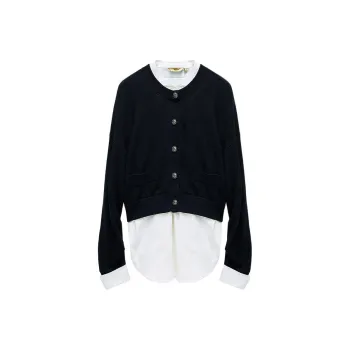 INSUN Shirts Women's Navy Blue