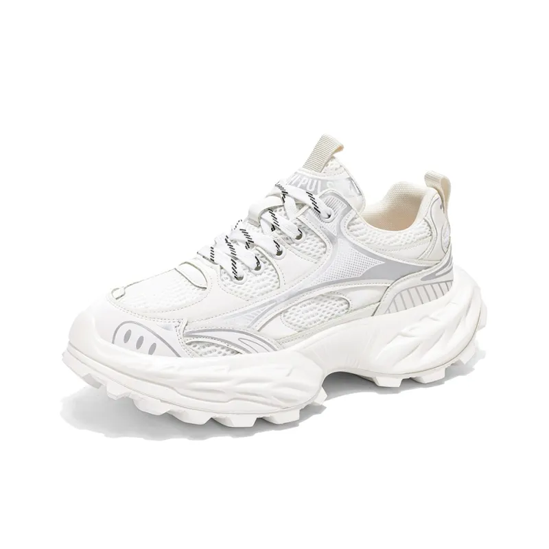Kinglake Anti Slip Wear Resistant Low Top Chunky Sneakers Men's-5