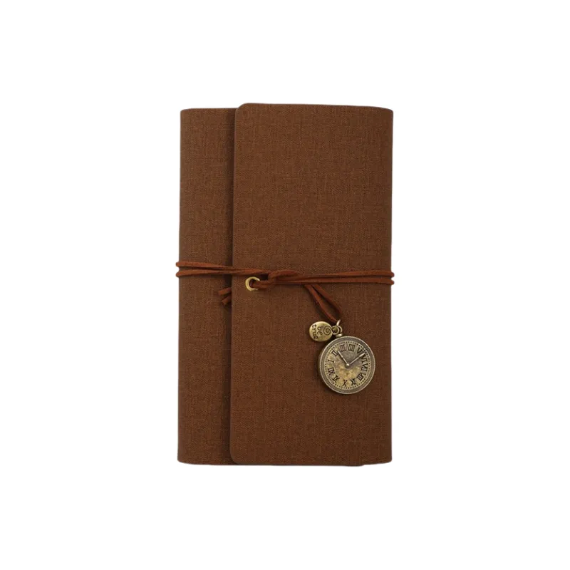 XIAOKOUTU A6 Loose Leaf Lace Up Creative Vintage Planners-9