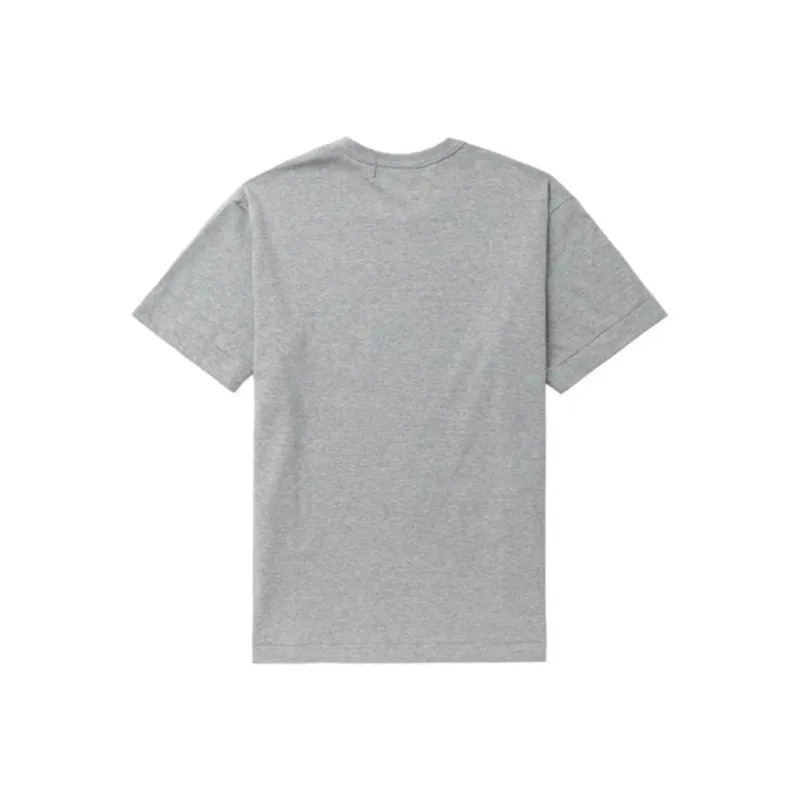 CDG Play T Shirts Unisex Gray-1