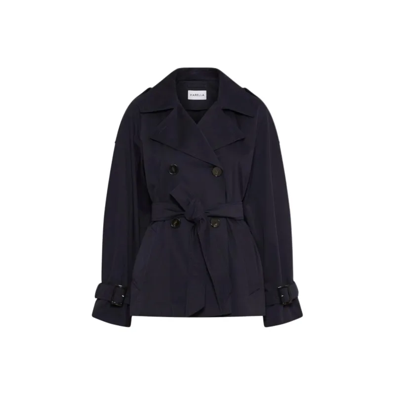 Marella Trench Coat Women's Marine Blue-0