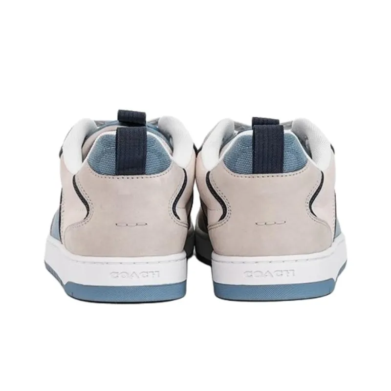 COACH Low Top Skateboard Shoes Women's Gray Blue-4