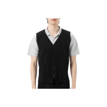 Homme Plissé Issey Miyake SS25 Vest Men's Black