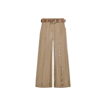 ZARA Casual Pants Women's Brown/Dark Taupe