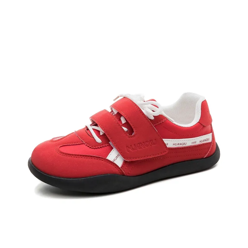 HUANQIU Slip Resistant, Abrasion Resistant, Lightweight Low Top Casual Shoes Women's Red-1