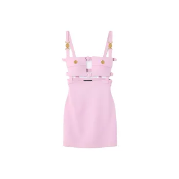 VERSACE Sleeveless Dresses Women's Pink