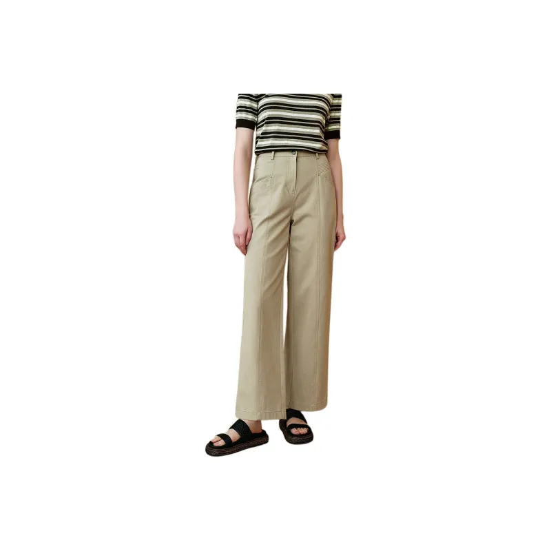 INSUN Casual Pants Women's Moss Green-0
