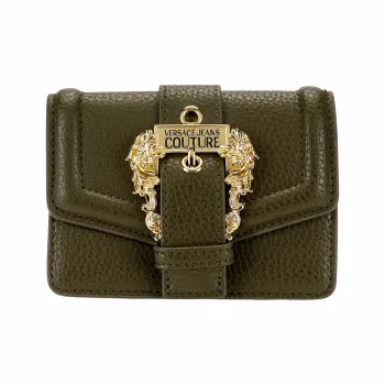 VERSACE JEANS COUTURE Polyurethane Crossbody Bag, Shoulder Bag Women's Olive Green