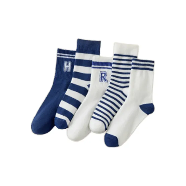 ALPLUME Mid Calf Socks Unisex 5 Pack-10
