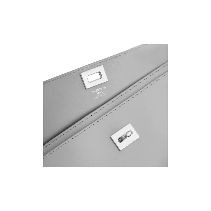 Balenciaga Rodeo Calfskin Wallet Women's Cloud Gray-3
