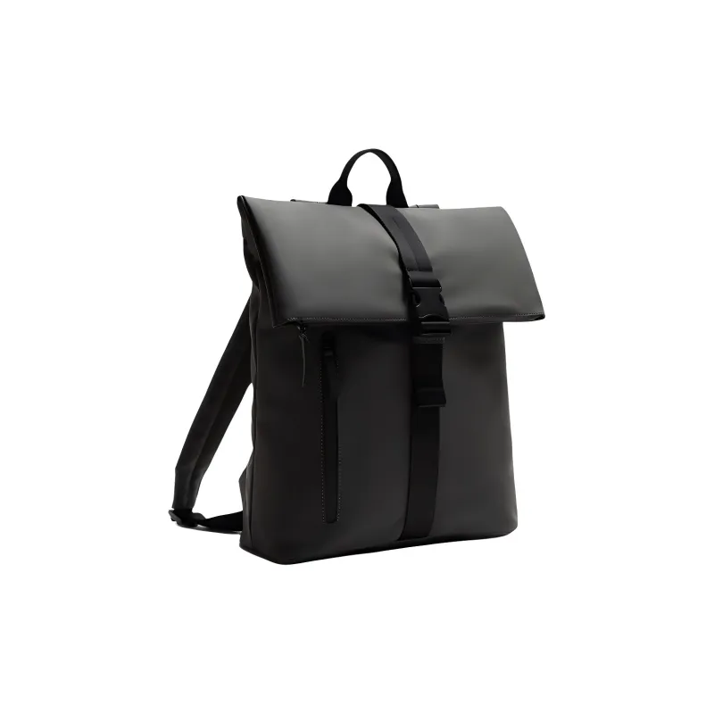 ZARA Polyester Blend With Polyurethane Backpack Men's Gray-1