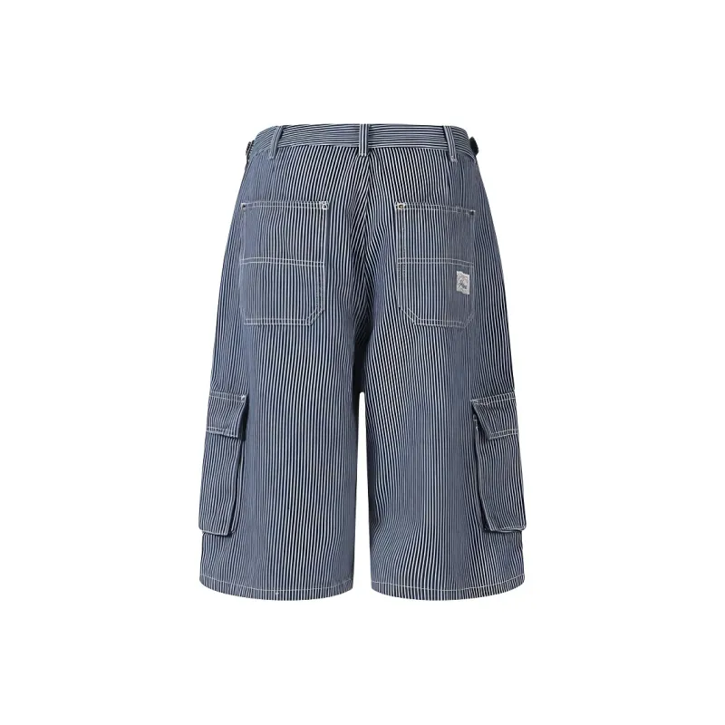 VERAF CA Denim Shorts Unisex Blue-1