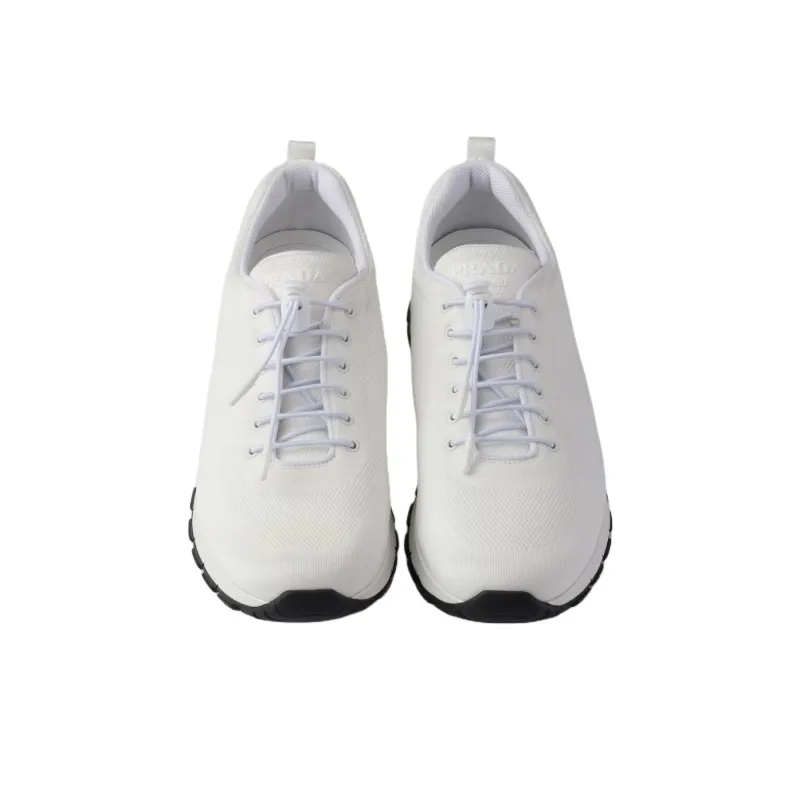 PRADA Low Top Casual Shoes Men's White-4