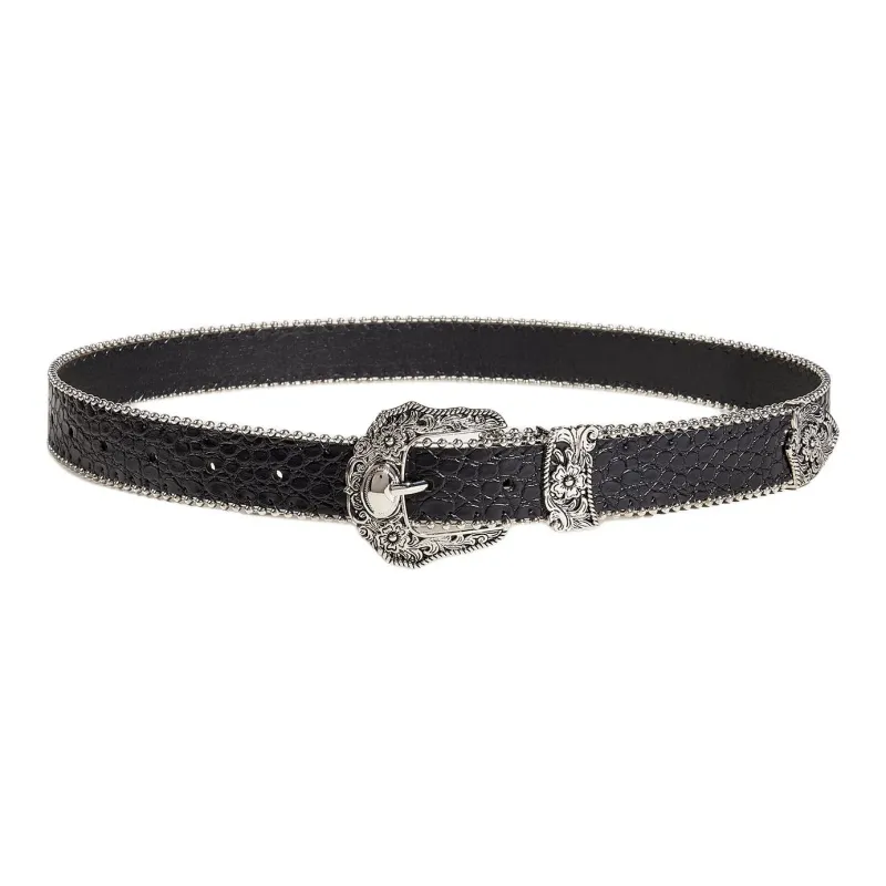 JEANSWEST PU Leather Belts Women's 2.8CM-2