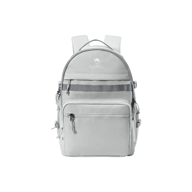 CAMEL Polyester Backpack Unisex Natural Gray/Night Black-0