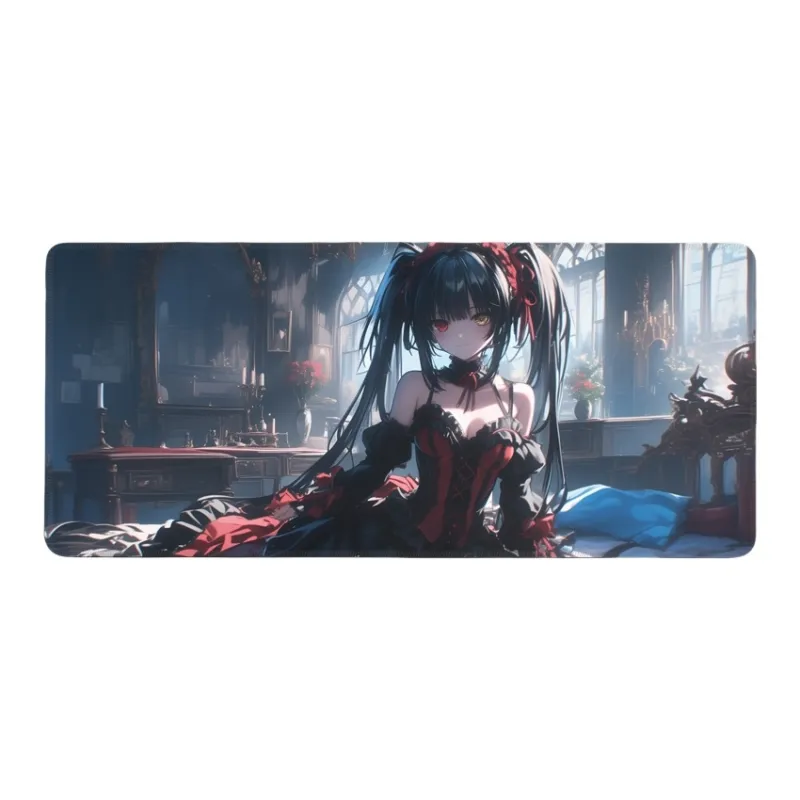 DANYIN Extra Large Date A Live Table Mats Esports Gaming Keyboard Pads Kurumi Tokisaki Anime Home Mouse Pads Mouse Pads-4