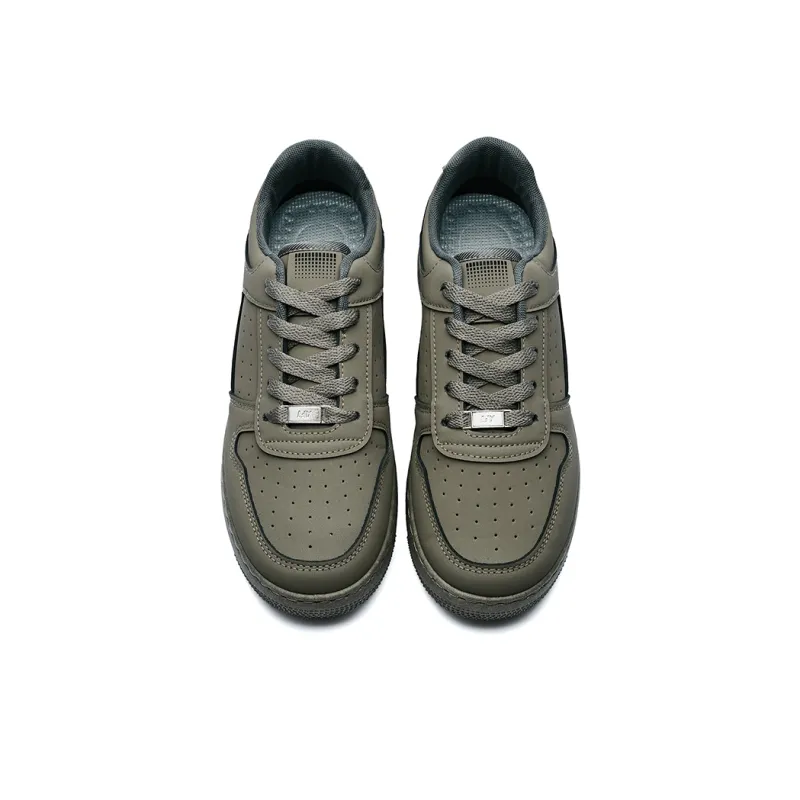 GDXF Slip Resistant Cushioning, Abrasion Resistant, Lightweight, Height Increasing Low Top Skateboard Shoes Men's-19