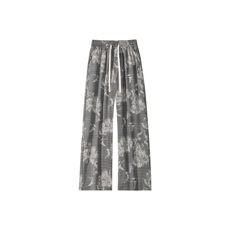XIXN Casual Pants Unisex Gray-0