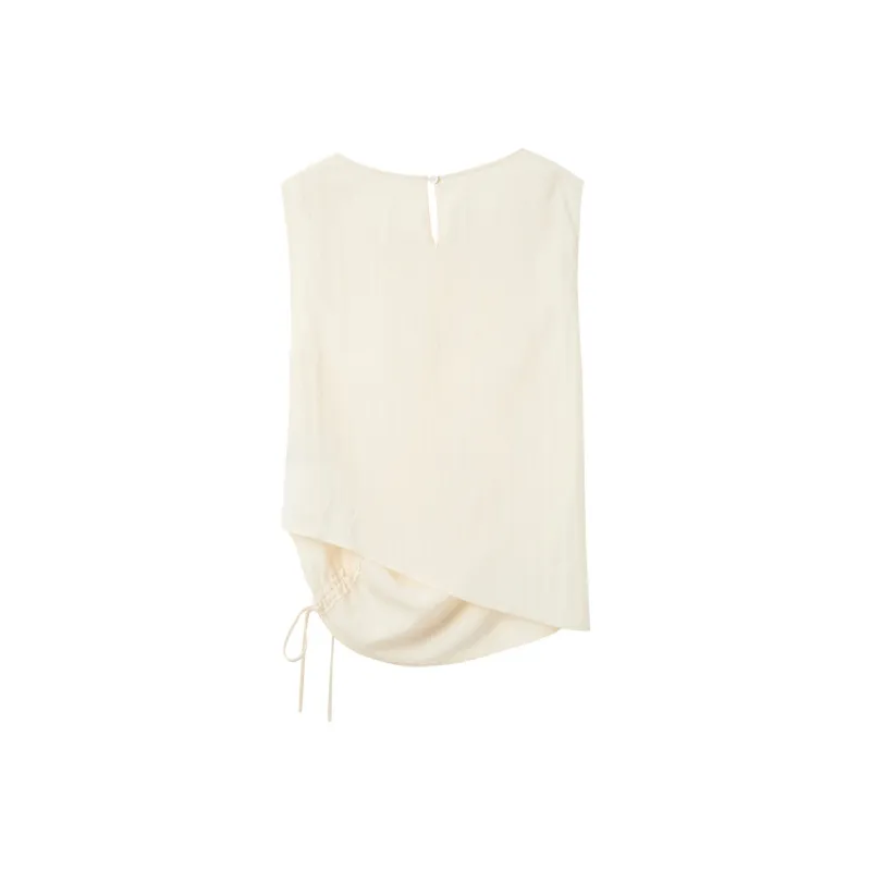 3COLOUR Chiffon Shirts Women's Pearl White-1