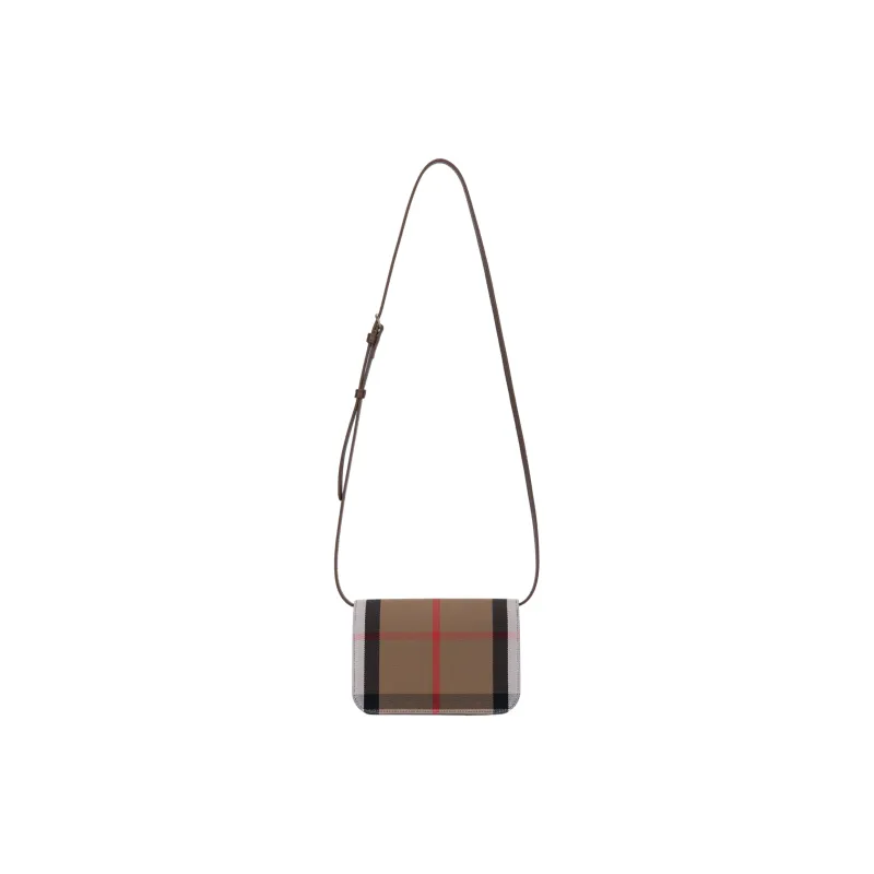 Burberry Leather Shoulder Bag Crossbody Bag Small Size Women's Brown-2