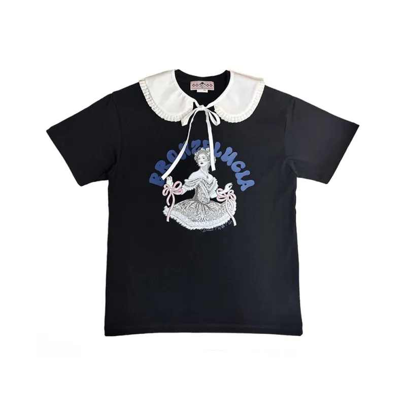 Bronze Lucia T Shirts Women's Black-0