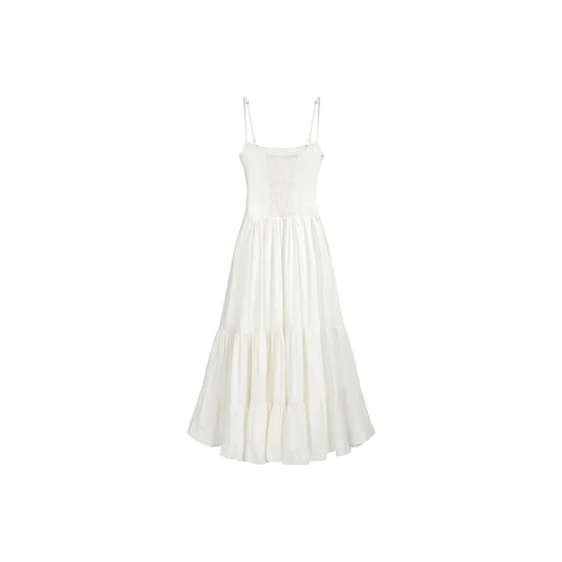 IDLE SOUL Slip Dresses Women's White-1