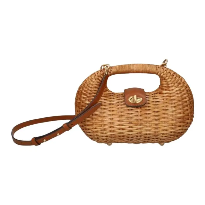 CULT GAIA Lydia Woven Basket Tote Bag-1