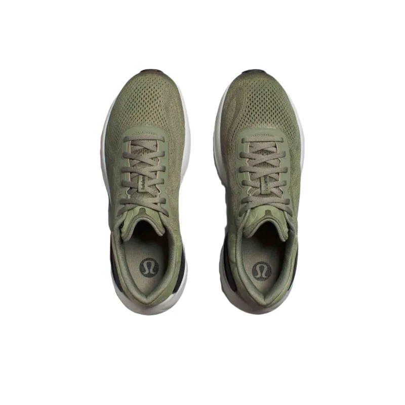 Lululemon Beyondfeel Cushioned Anti-Slip Wear-Resistant Breathable Lightweight Low-Top Casual Running Shoes Men's Green-2