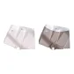 M1766-E Set-Plus Size Color Block-Cherry Blossom Pink+Coffee (2 Pack)