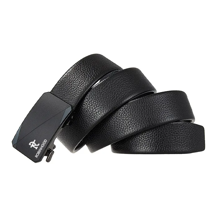 ROBINHOOD Top Grain Cow Leather Belts Men's Width 3.5CM-2
