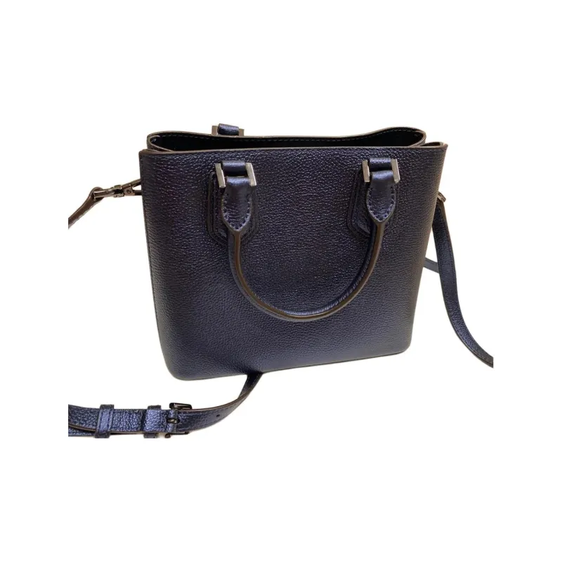 MICHAEL KORS Adele Leather Handbag Large Size Women's Midnight Blue-2