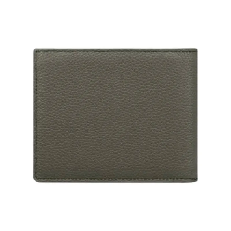 DIOR Grained Calfskin Wallet Men's Green-1