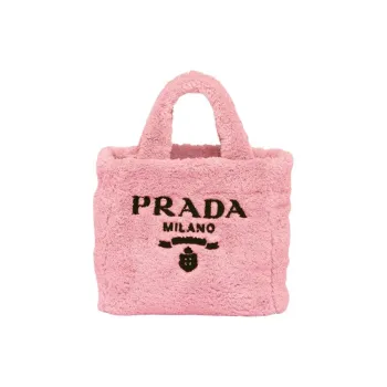 PRADA Logo Tote Bag, Shopping Bag, Shoulder Bag, Handbag Mini Women's Petal Pink