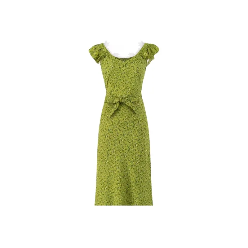 SNZX Slip Dresses Women's Green Slip Dress-1