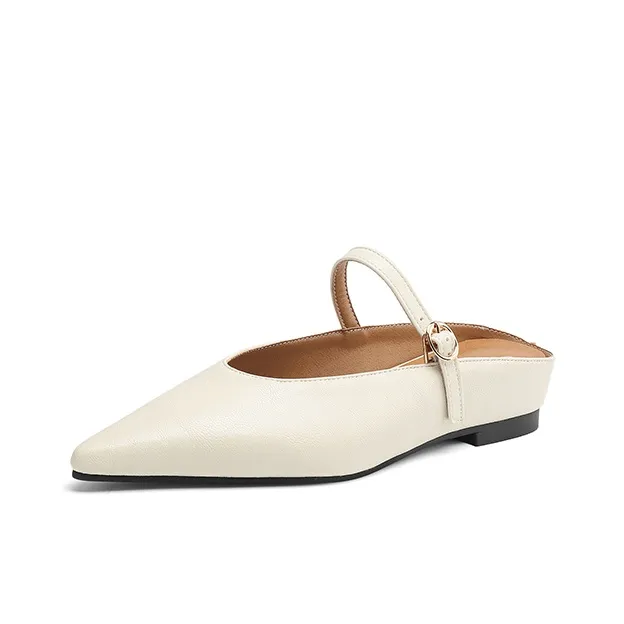 VANDEELEN Rubber Sole Closed Toe Slippers Women's-6