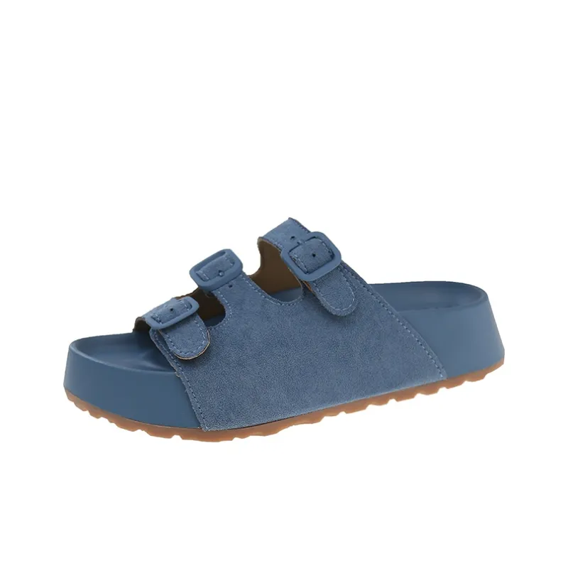 WUJI Slip Resistant Abrasion Resistant Slide Slippers Women's-0