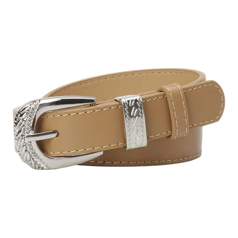 JEANSWEST PU Leather Belts Women's 2.4CM-26