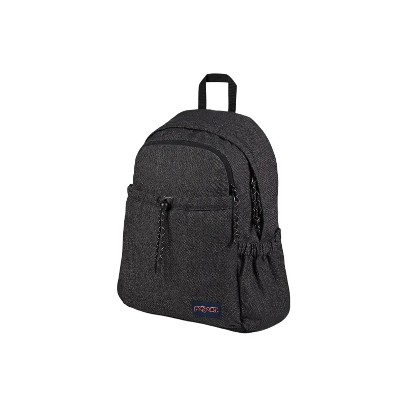 JanSport Recycled Polyester Backpack Men's Black Gray-2