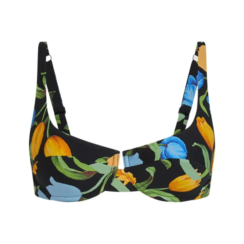 Rouje Bikinis Women's Black Floral-0