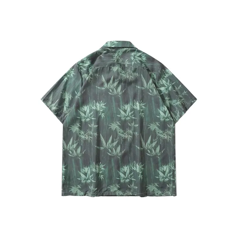 MAURRGOOU Shirts Unisex Green-1