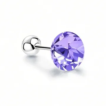 UX Titanium Steel, Ear Care Stud Earrings Unisex Multicolor Strobe Lights Collection-13
