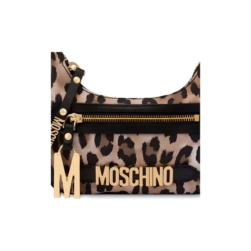 MOSCHINO Logo lettering Shoulder Bag-3