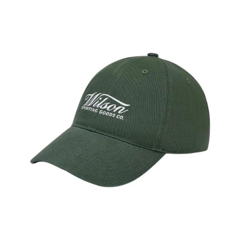 Wilson Cotton Baseball Caps Unisex Platane Green-0
