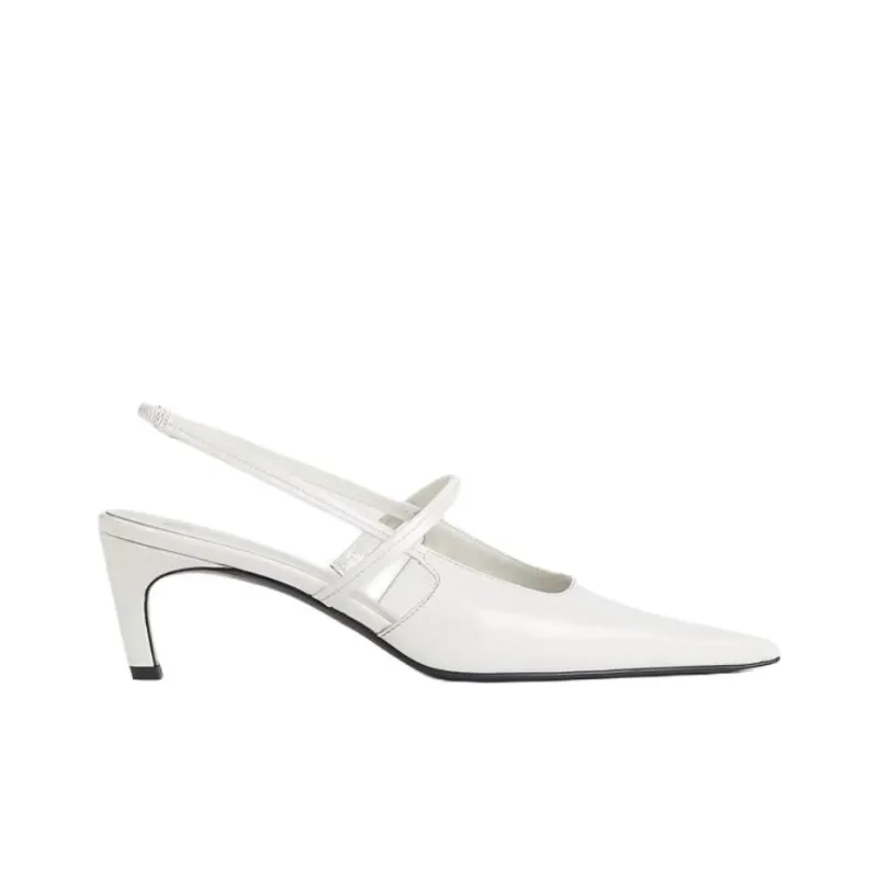 TOTEME Slim Heel High Heels 5cm Women's Ecru-1